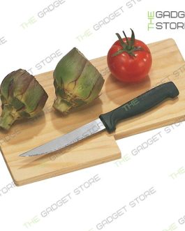 Tagliere in legno con coltello